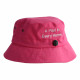 Bucket Hat - Kids Pink  - Back